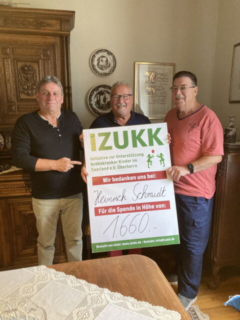 80 Jahre Heinrich Schmidt – Spende statt Geschenke