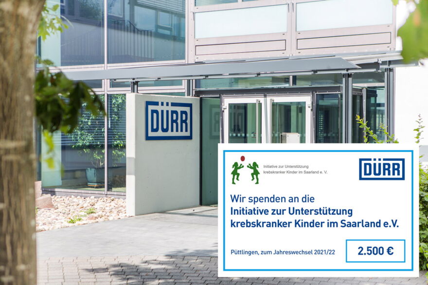 Spende der Dürr Assembly Products GmbH